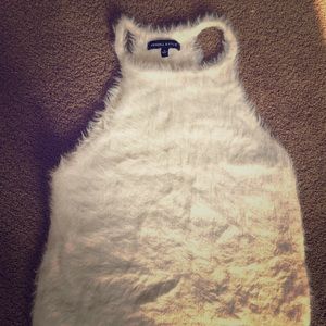 Kendall and Kylie furry halter top